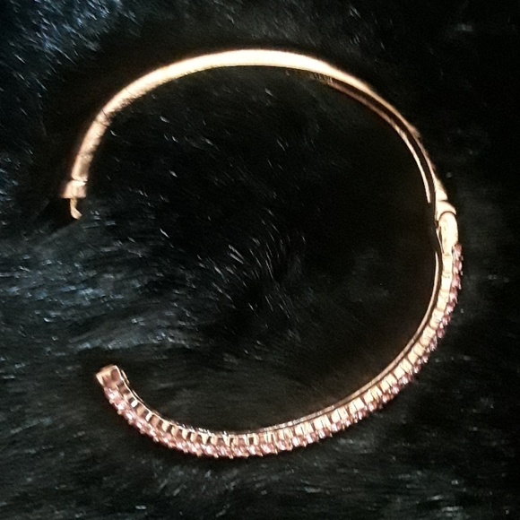 Nolan Miller rose goldtone & crystal bracelet - Picture 4 of 8